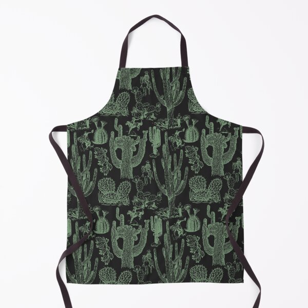 Item preview, Western Cactoile in Green + Black designed and sold by YesterdayColl.