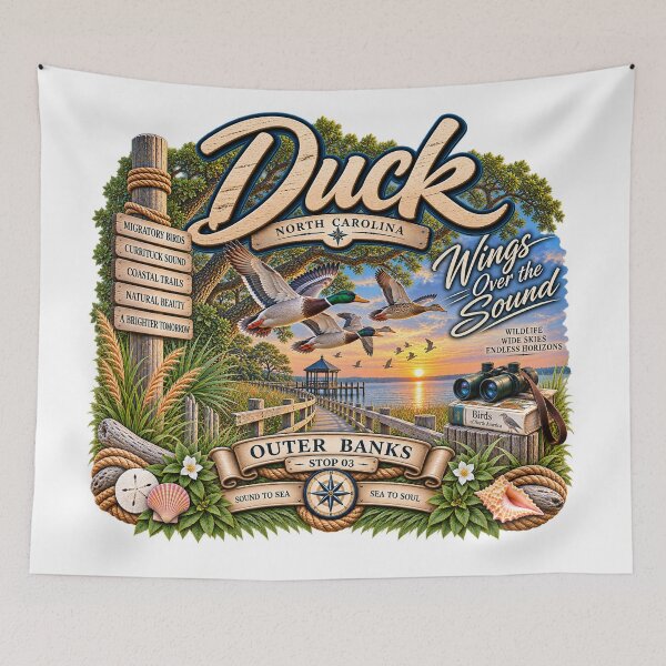 Item preview, Duck NC Wings Over the Sound designed and sold by The Coastal Route.
