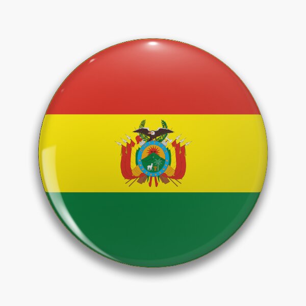 Item preview, Round Bolivia Flag Icon | Circular Bolivian Flag Button Element designed and sold by NTGUILTY.