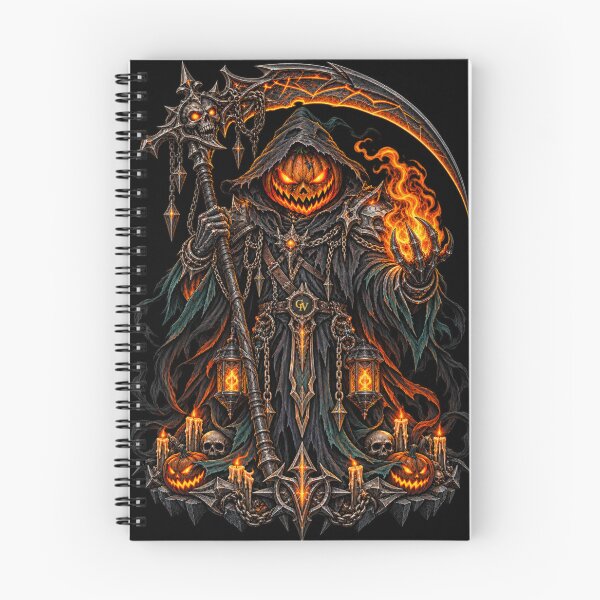 Item preview, Cyberpunk Pumpkin Grim Reaper Halloween designed and sold by StaticEmpire.