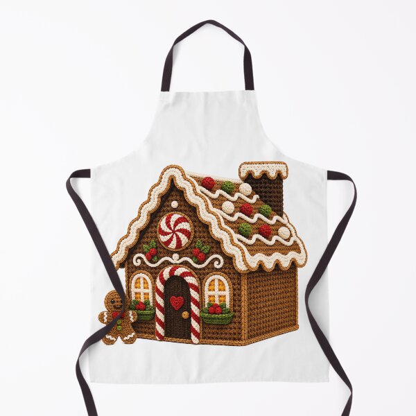 Item preview, Crochet Gingerbread House – Cozy Christmas Yarn Art designed and sold by Digital Culture Studio.