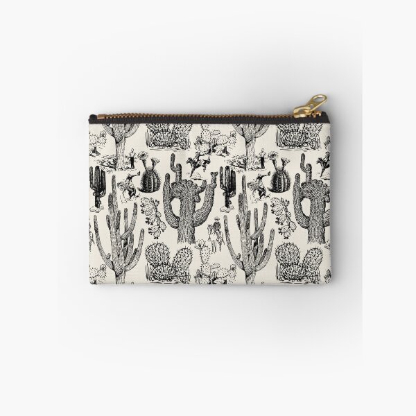 Item preview, Western Cactoile in Light Cream + Black designed and sold by YesterdayColl.