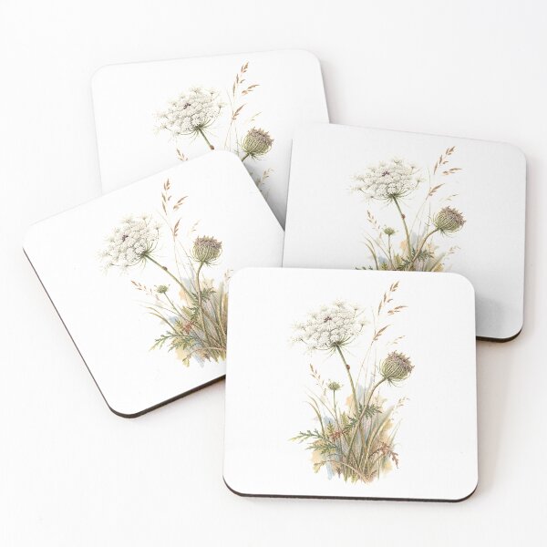 Item preview, Queen Anne's Lace | Meadow Wildflower Nature Study designed and sold by SusanSweetArt.