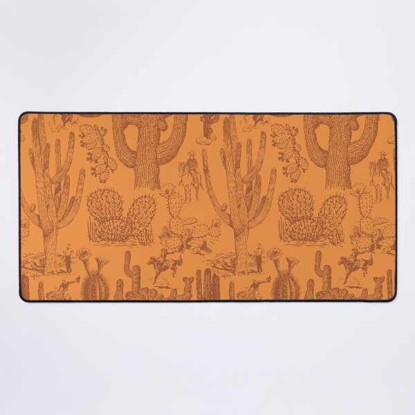 Item preview, Western Cactoile in Saffron Sunset designed and sold by YesterdayColl.