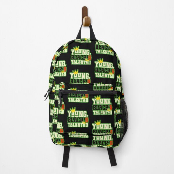 Item preview, YOUNG, BLACK AND TALENTED (GREEN) designed and sold by alegnacreates.