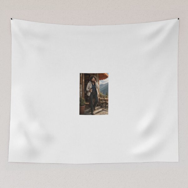 Item preview, Sarah Duvall with beard in white jacket designed and sold by CathryneDelamort.
