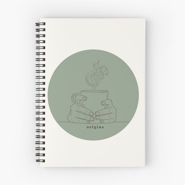 Item preview, Mindful Morning Coffee – Sage Green Botanical Circle Illustration designed and sold by ORIGINS LINES.