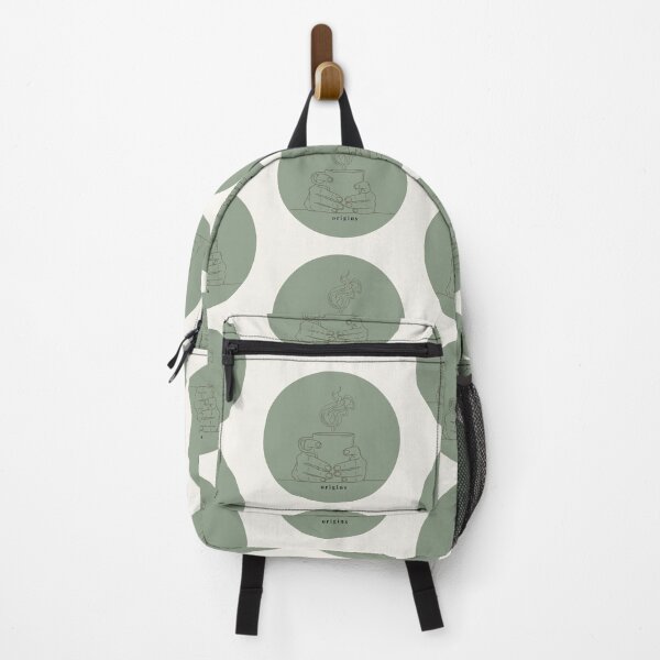 Item preview, Mindful Morning Coffee – Sage Green Botanical Circle Illustration designed and sold by ORIGINS LINES.