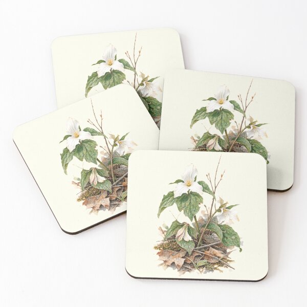 Item preview, White Trillium | Woodland Wildflower Nature Art designed and sold by SusanSweetArt.