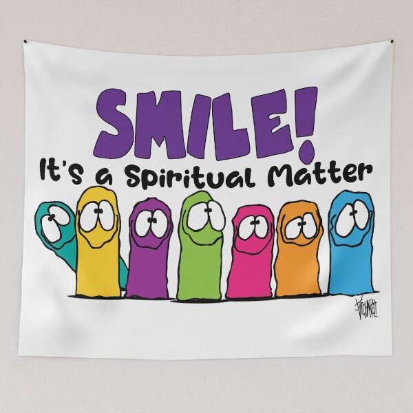 Item preview, Smile...It's a Spiritual Matter designed and sold by Jesus Vichareli.