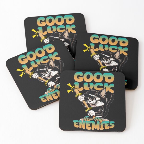Item preview, Good Luck for My Enemies Cat Baseball designed and sold by Szpaku desart .