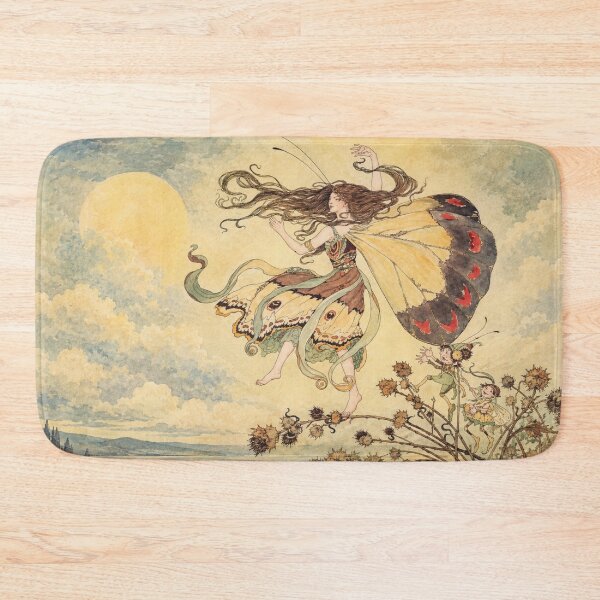 Item preview, Fairy Tale Wall Art, Vintage Fairy Illustration Print, Frances Comstock Fantasy Art designed and sold by RickE.