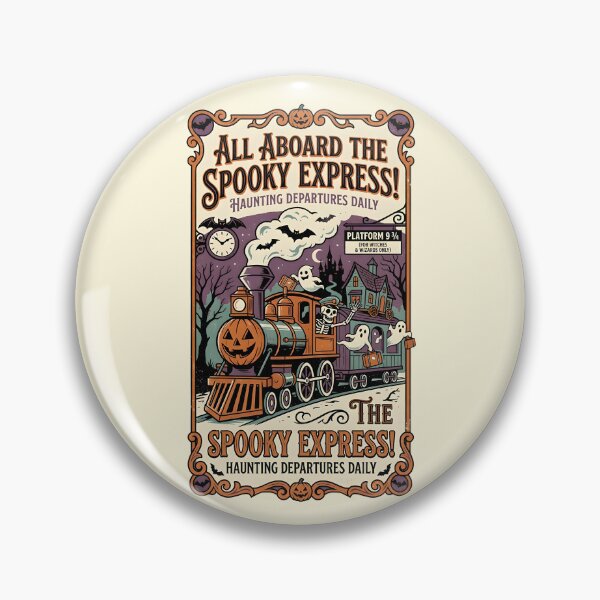 Item preview, Spooky Express - Haunting departures daily - Halloween for railroaders designed and sold by ParadoxParadox.