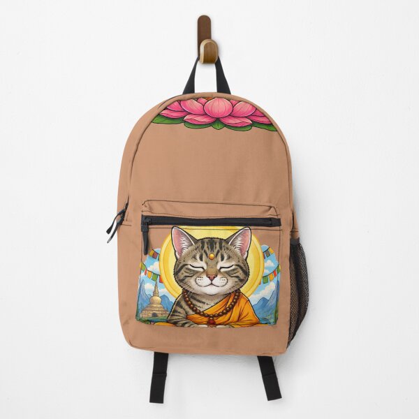 Item preview, Meditating Cat Lotus Mandala designed and sold by Moxie-Cat-Universe.