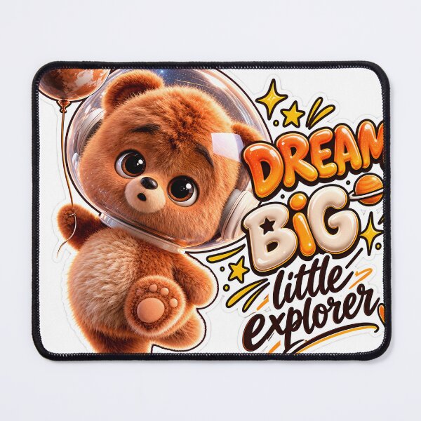 Item preview, Dream Big Little Explorer Cute Space Bear designed and sold by gerito1991bs.