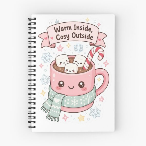 Item preview, Cute Hot Chocolate Sticker | Kawaii Winter Mug with Marshmallows designed and sold by HOODYBUDSTYLES.