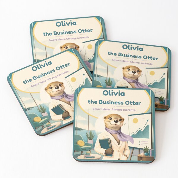 Item preview, Olivia the Business Otter designed and sold by Holy JM Designs.