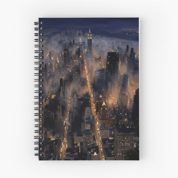 Item preview, Nocturnal NYC: A Golden City in the Fog designed and sold by CleverCulture.