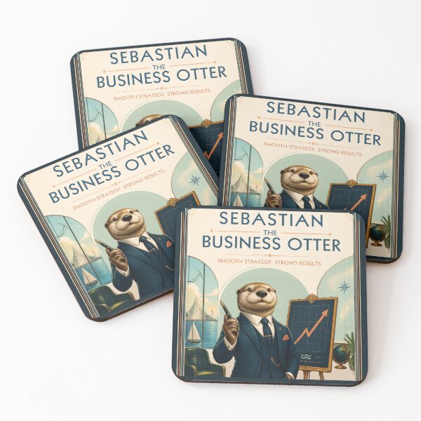 Item preview, Sebastian the Business Otter designed and sold by Holy JM Designs.