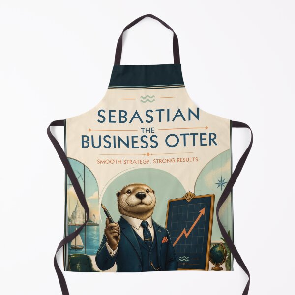 Item preview, Sebastian the Business Otter designed and sold by Holy JM Designs.