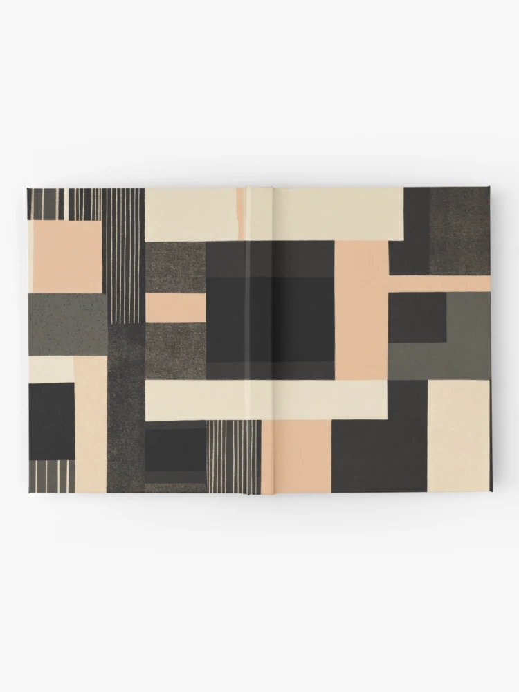 Thumbnail 2 of 3, Journal, Textured Geometric Abstract designed and sold by shelteredinside.