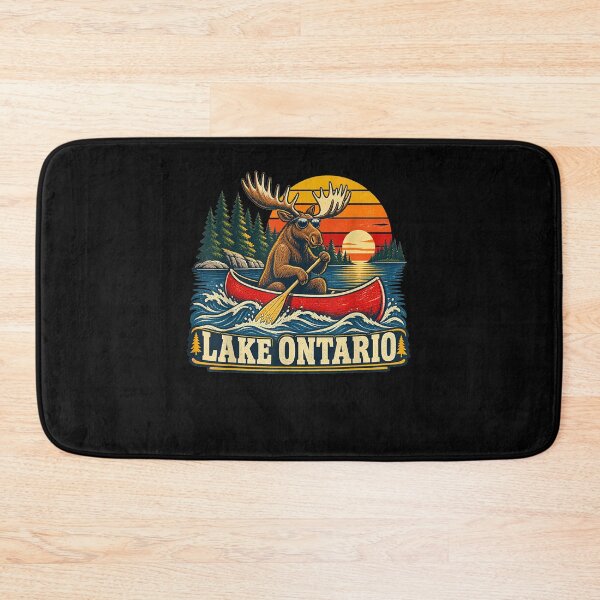 Item preview, Lake Ontario Moose Canoe Vintage Outdoor designed and sold by ArtByimamS.