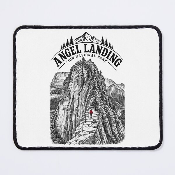 Item preview, Angel Landing – Zion National Park – Utah Line Art designed and sold by Tee Visions.