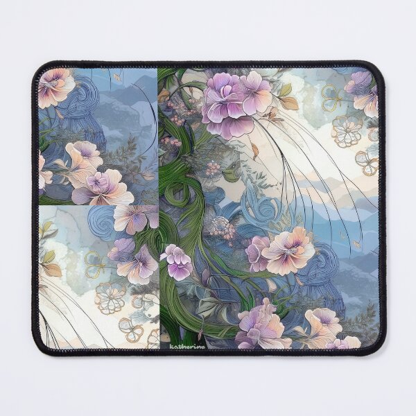 Item preview, Cascading Vinca designed and sold by Katherine Anne Michelle Minerva.