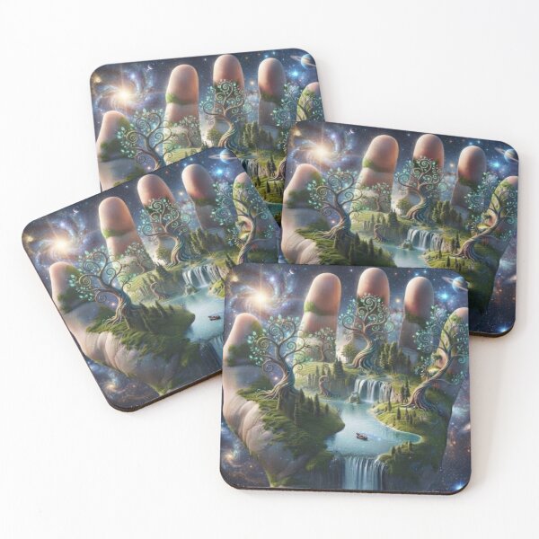 Item preview, Cosmic Hand Holding a Magic Realm designed and sold by Fable & Freedom.