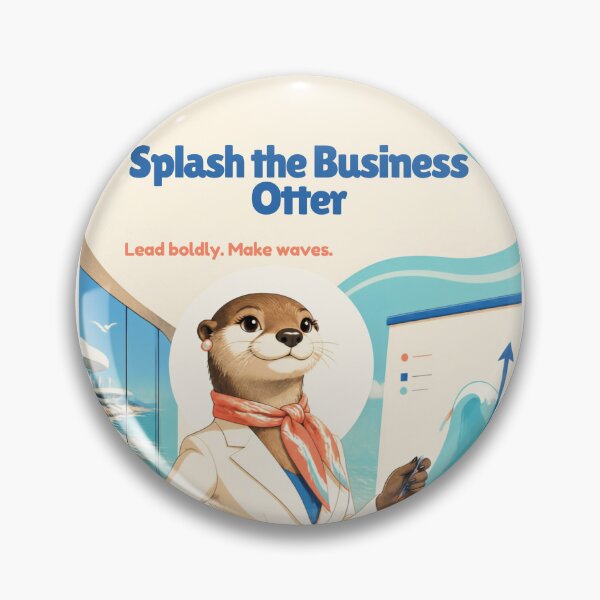 Item preview, Splash the Business Otter designed and sold by Holy JM Designs.