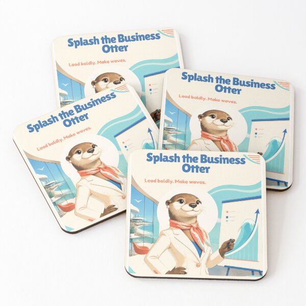 Item preview, Splash the Business Otter designed and sold by Holy JM Designs.