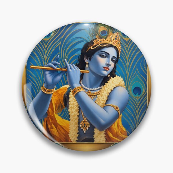 Item preview, Krishna Playing the Flute designed and sold by Laeton Designs.
