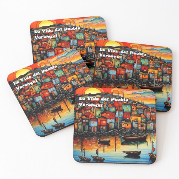 Item preview, Varonyxi - La vida del pueblo designed and sold by George Hutton Hunter.