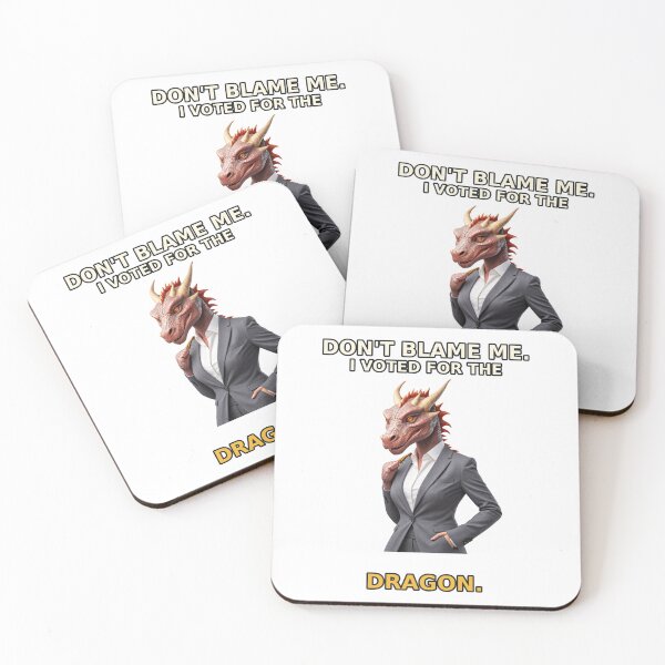 Item preview, Don’t Blame Me, I Voted for the Dragon – Dragon Candidate Election Joke designed and sold by Mirgonhood.