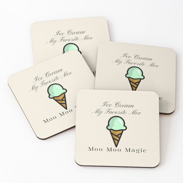 Item preview, My Favorite Moo – Moo Moo Magic Ice Cream designed and sold by Novel Works Studio.