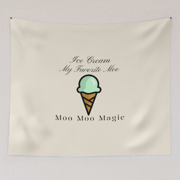 Item preview, My Favorite Moo – Moo Moo Magic Ice Cream designed and sold by Novel Works Studio.