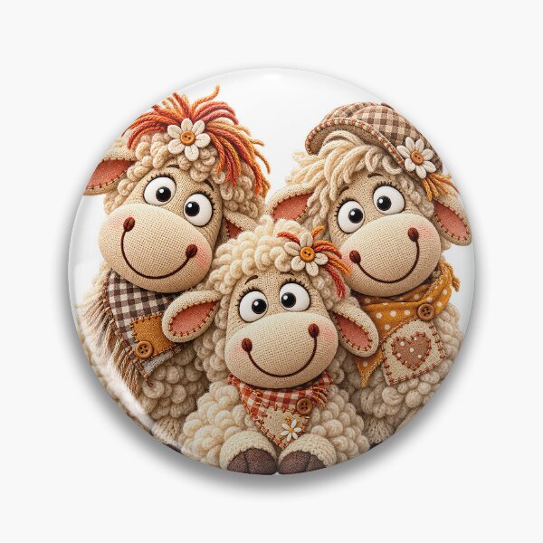 Item preview, Cute Sheep Family with Fluffy Lamb designed and sold by Nextstep Design.