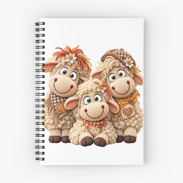 Item preview, Cute Sheep Family with Fluffy Lamb designed and sold by Nextstep Design.