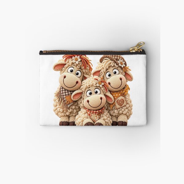 Item preview, Cute Sheep Family with Fluffy Lamb designed and sold by Nextstep Design.