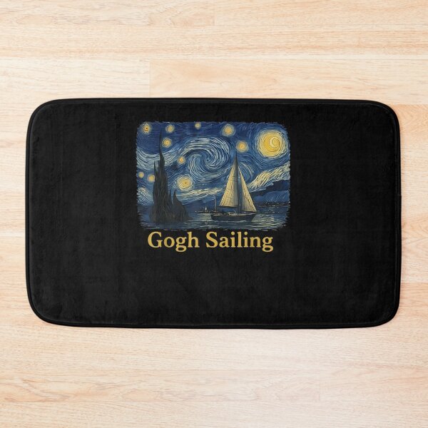Item preview, Gogh Sailing Sailor Sailboat Van Gogh Boating Starry Night designed and sold by ArtByimamS.