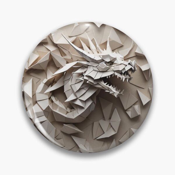 Artikelvorschau, Paperfold Dragon entworfen und verkauft von LumAIere.com.