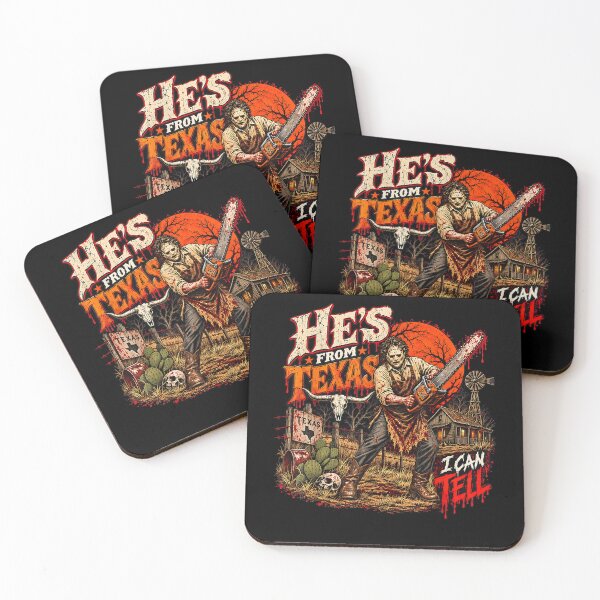 Item preview, Copy of Hes from Texas I Can Tell Chainsaw Horror Halloween designed and sold by Juansustait.