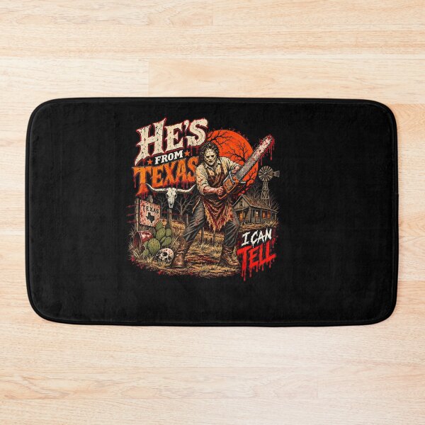 Item preview, Copy of Hes from Texas I Can Tell Chainsaw Horror Halloween designed and sold by Juansustait.
