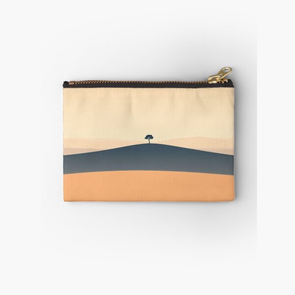 Item preview, Minimalist Lone Tree on Hill Landscape – Soft Pastel Serene Nature Art designed and sold by EllDAV777.