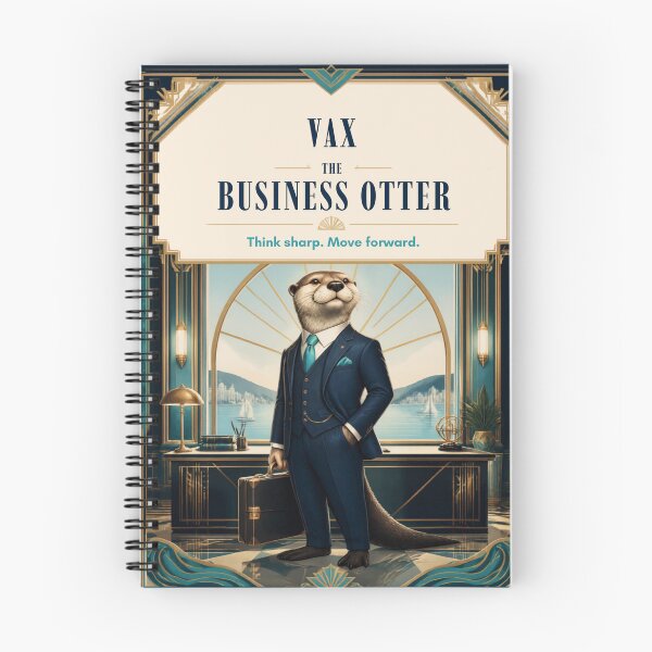 Item preview, Vax the Business Otter designed and sold by Holy JM Designs.