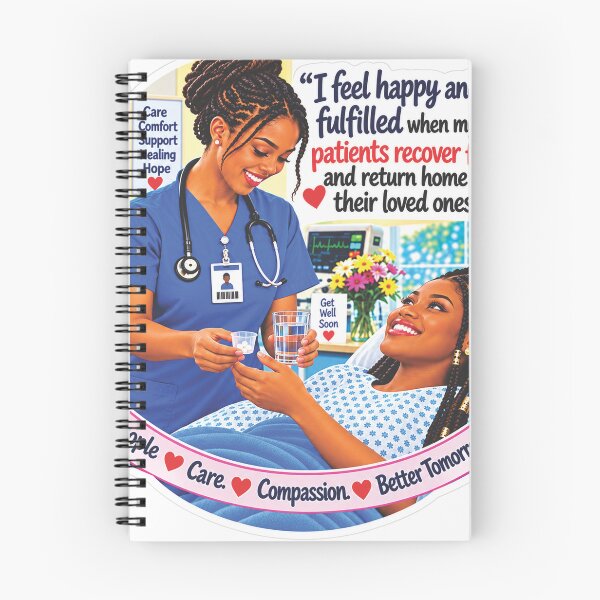 Item preview, Compassionate Nurse Helping Her Patient designed and sold by New Wave Artworks & Odds &Ends.