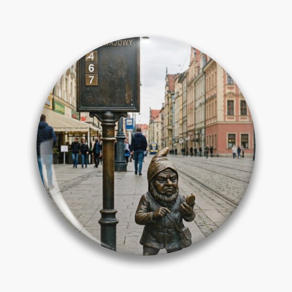 Item preview, Impatient Commuter Gnome Art Print – Quirky Commuter Gift, Poland Travel Decor designed and sold by Purrfecta.