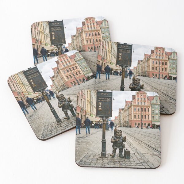 Item preview, Impatient Commuter Gnome Art Print – Quirky Commuter Gift, Poland Travel Decor designed and sold by Purrfecta.