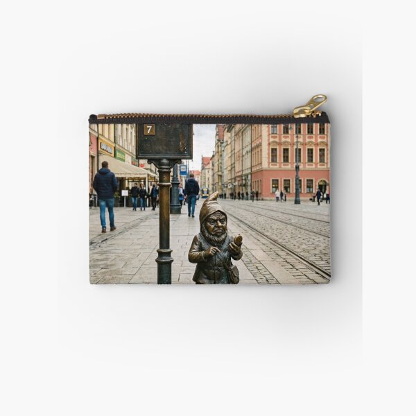 Item preview, Impatient Commuter Gnome Art Print – Quirky Commuter Gift, Poland Travel Decor designed and sold by Purrfecta.