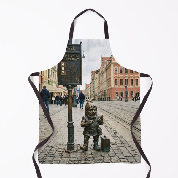 Item preview, Impatient Commuter Gnome Art Print – Quirky Commuter Gift, Poland Travel Decor designed and sold by Purrfecta.